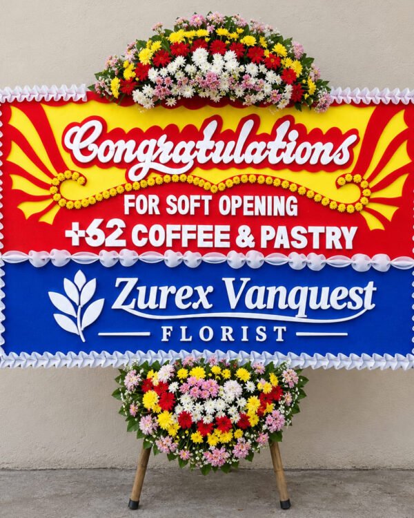 Zurex Vanquest | Bunga Papan Selamat Jakarta