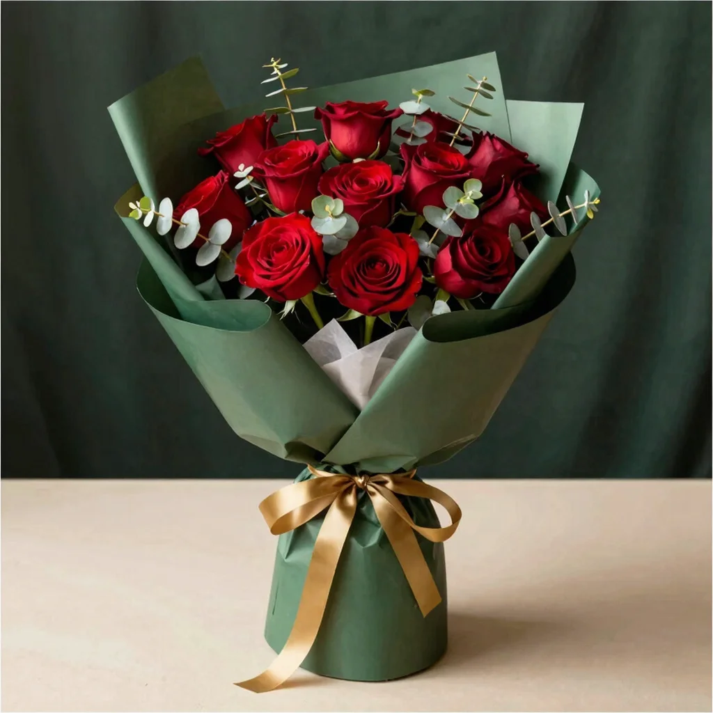 Buket Bunga Mawar Velvet Royal